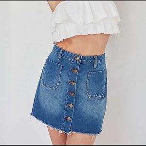 Urban outfitters denim skirt